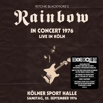 RITCHIE BLACKMORE'S RAINBOW - LIVE FROM KOLN 1976 (RSD26)