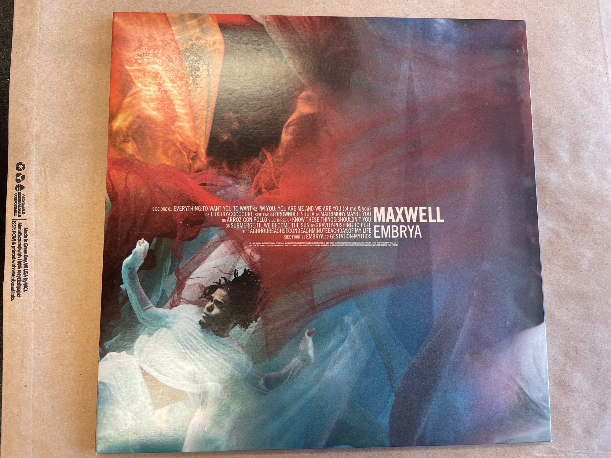 MAXWELL - EMBRYA (USED VINYL)