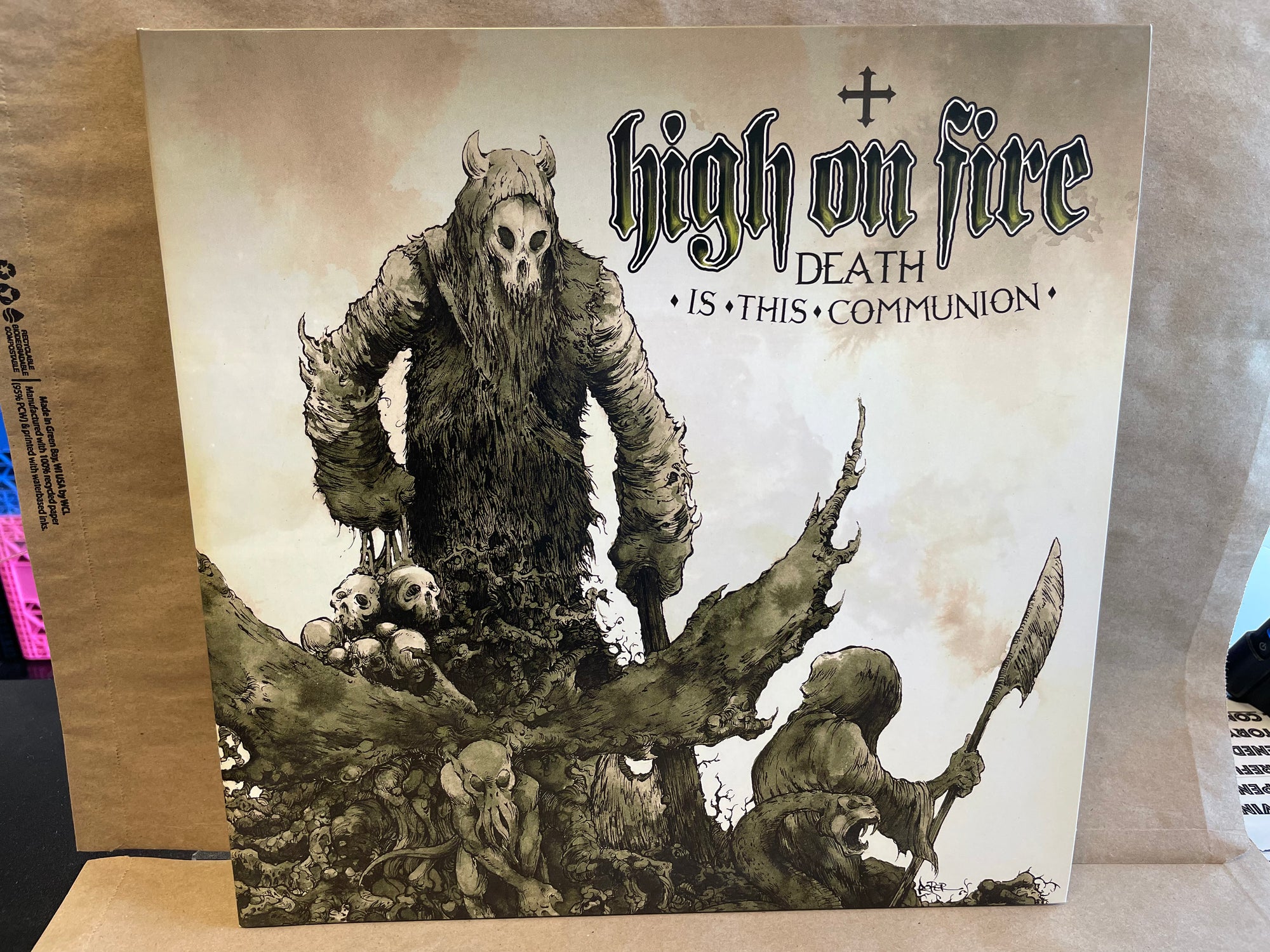 HIGH ON FIRE - DEATH IS THIS COMMUNION (USED VINYL)