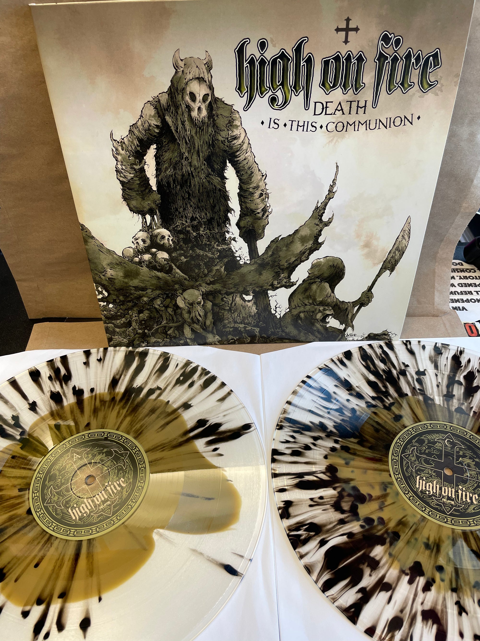 HIGH ON FIRE - DEATH IS THIS COMMUNION (USED VINYL)
