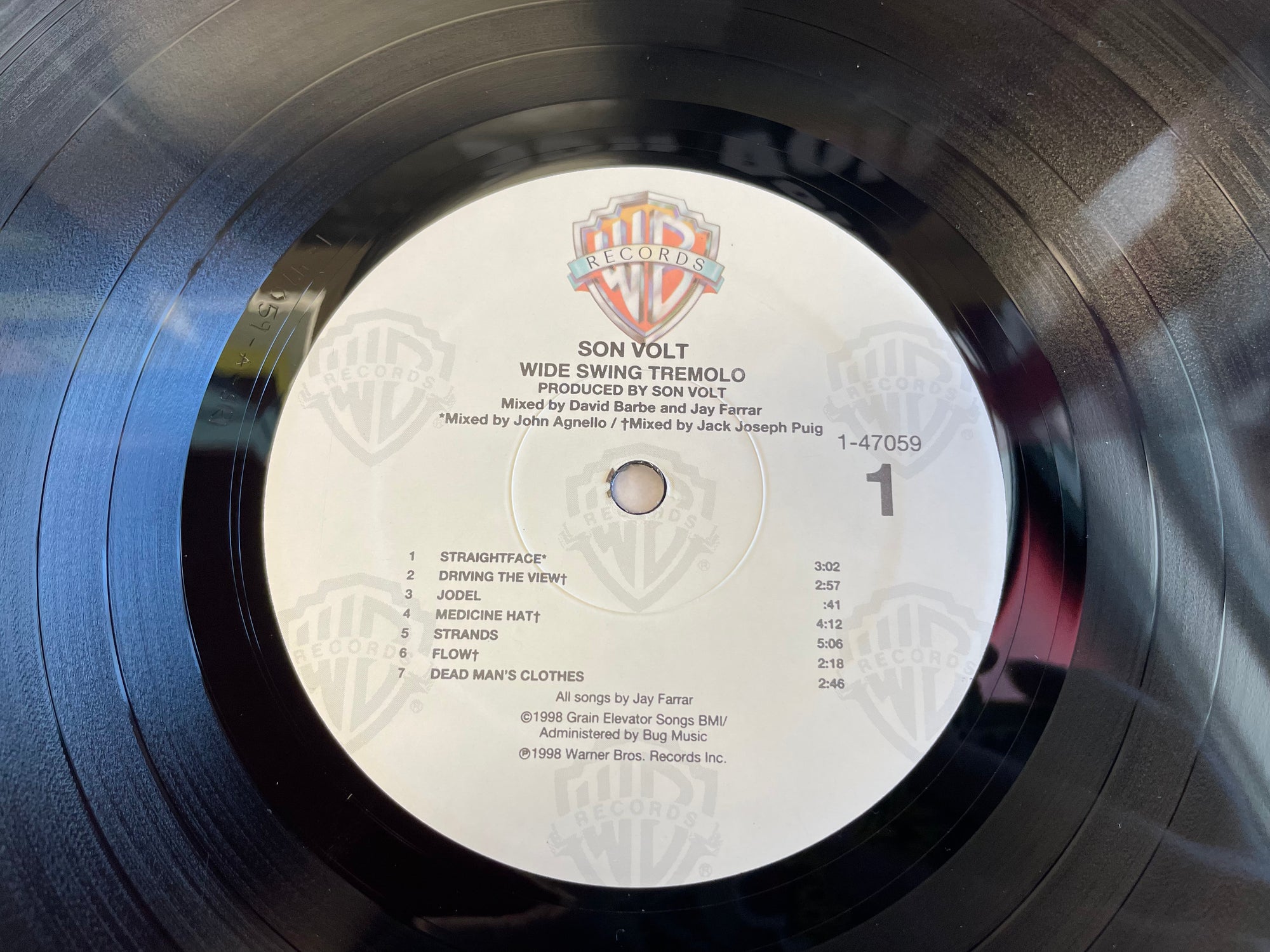 SON VOLT - WIDE SWING TREMOLO (USED VINYL)