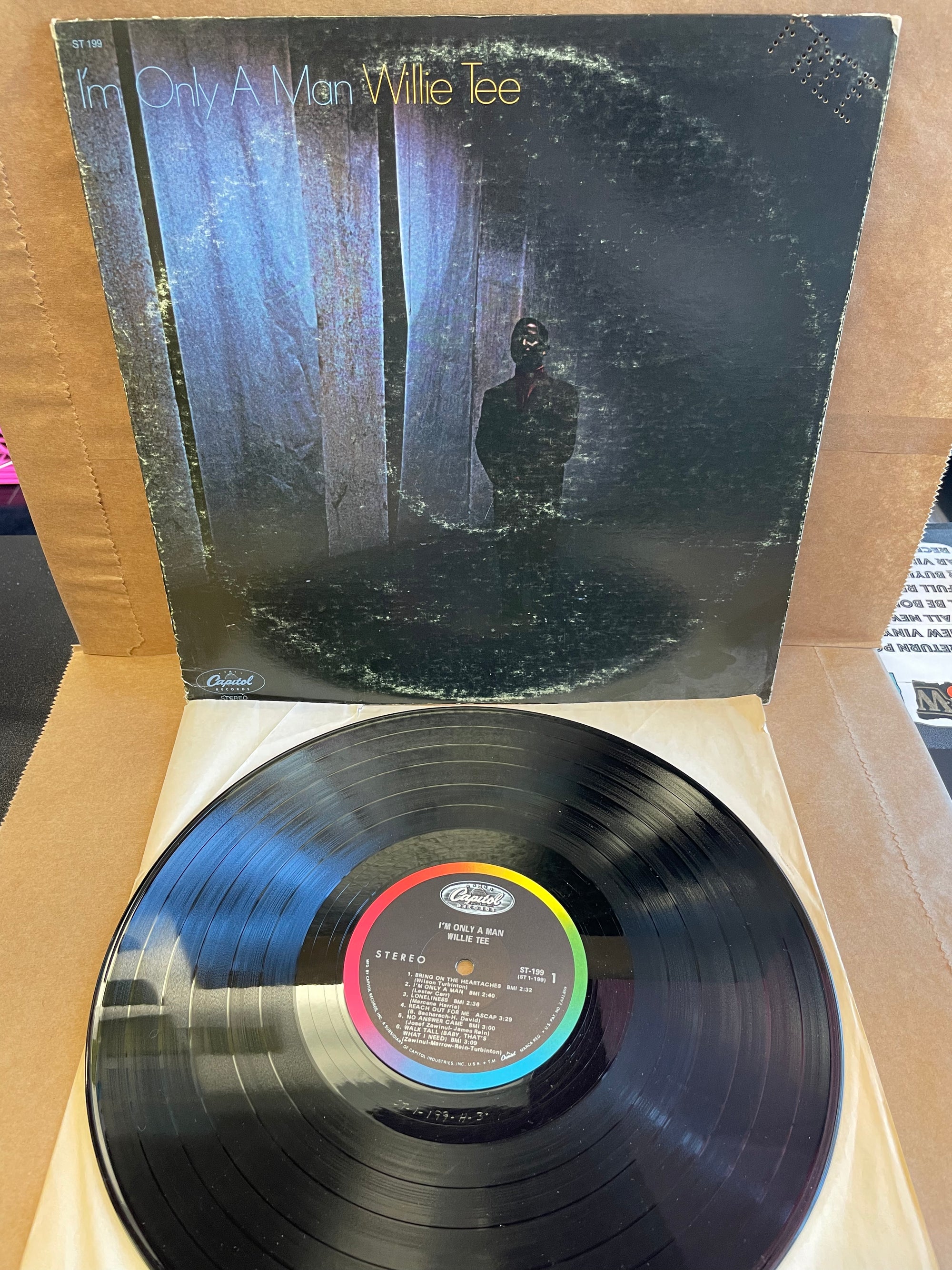 WILLIE TEE - I'M ONLY A MAN (USED VINYL)