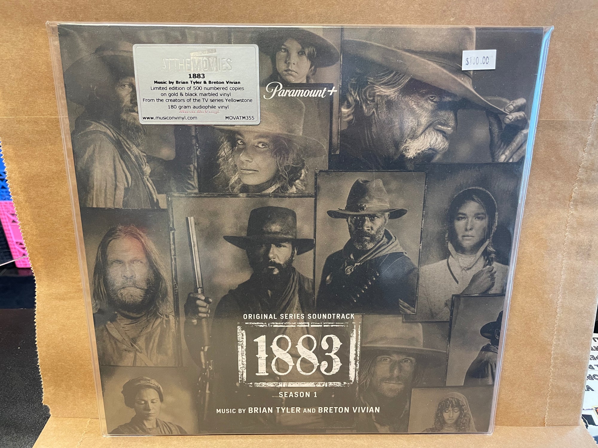 BRIAN TYLER & BRETON VIVIAN - 1883 SOUNDTRACK (USED VINYL)