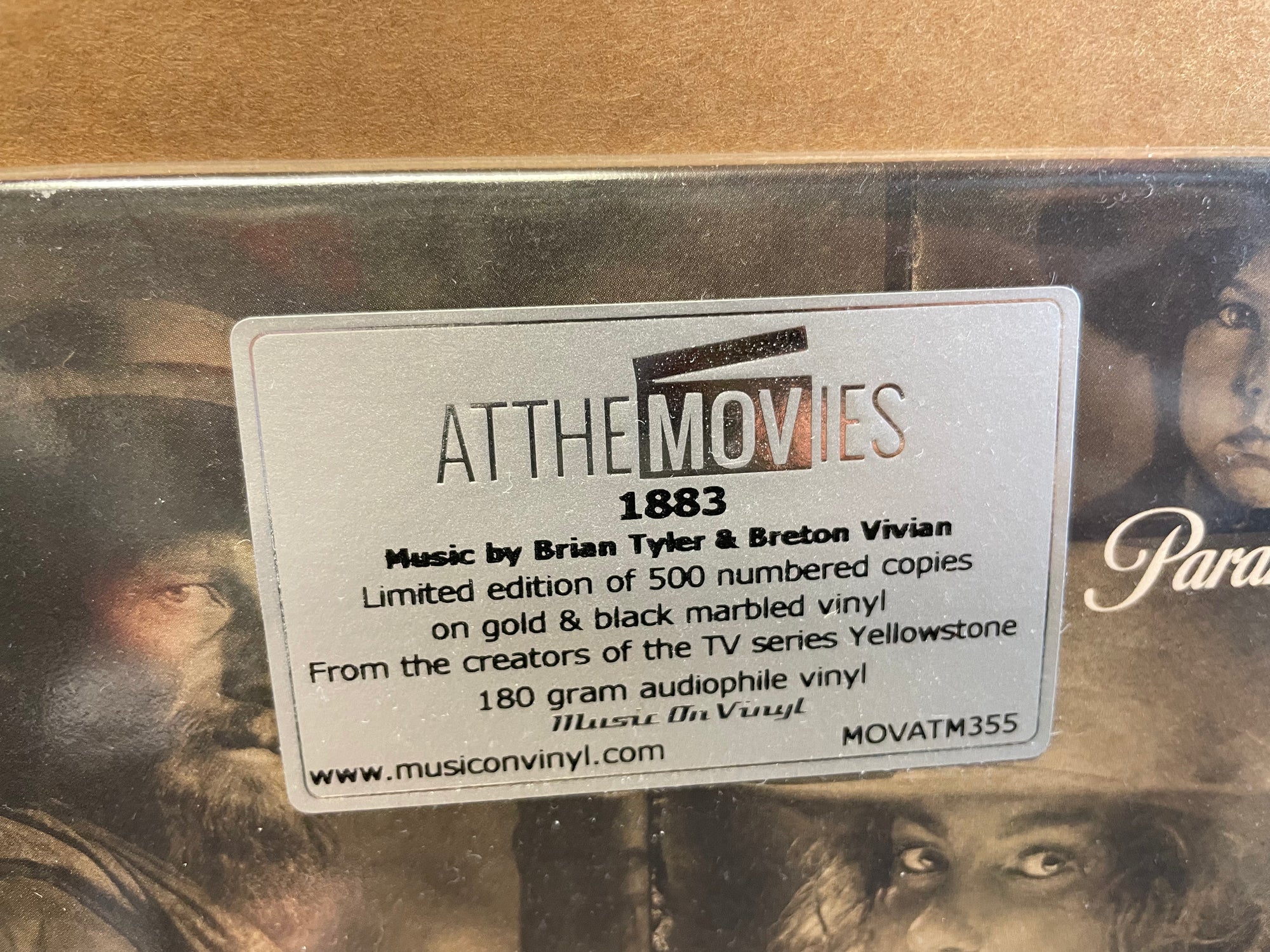 BRIAN TYLER & BRETON VIVIAN - 1883 SOUNDTRACK (USED VINYL)