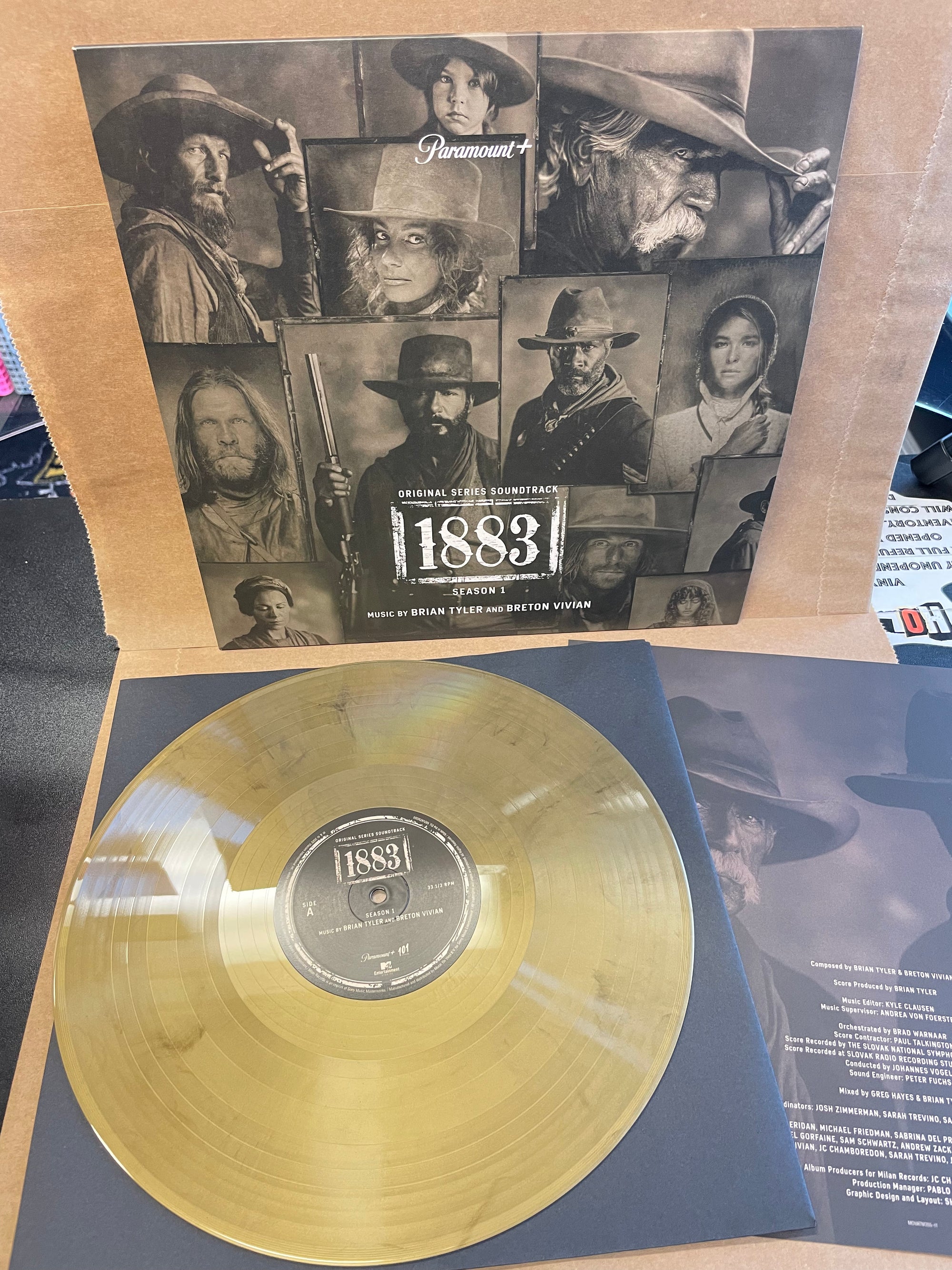 BRIAN TYLER & BRETON VIVIAN - 1883 SOUNDTRACK (USED VINYL)