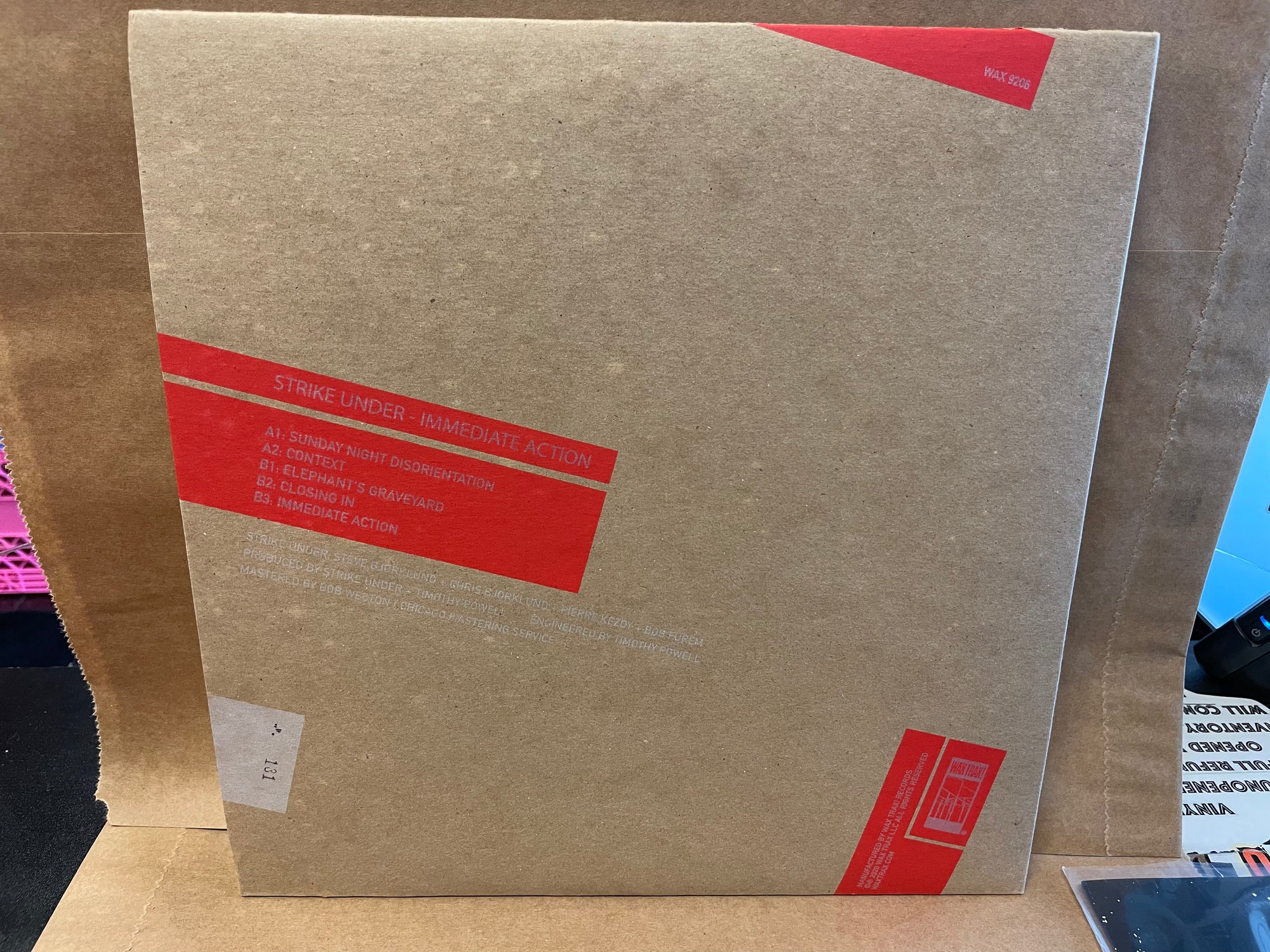 STRIKE UNDER - IMMEDIATE ACTION (USED VINYL)