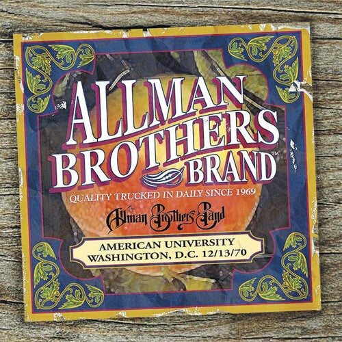 ALLMAN BROTHERS - AMERICAN UNIVERSITY 12-13-70